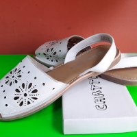 Английски дамски сандали естествена кожа-3 цвята, снимка 8 - Сандали - 28539330