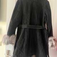 Дамско палто,М,сребърна лисица, снимка 2 - Палта, манта - 42940236