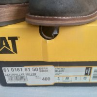 Обувки естествена кожа Caterpillar Miller suede leather, снимка 2 - Официални обувки - 43743919