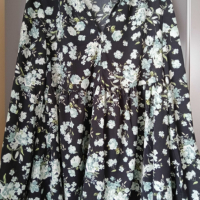 Флорална блуза, снимка 4 - Туники - 44842100