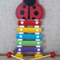 Детски дървен ксилофон, снимка 2 - Образователни игри - 26742993