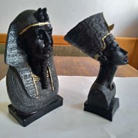 Красиви колекционерски бюстове на Нефертити и Тутанкамон цена 40лв, снимка 10 - Други ценни предмети - 40130701