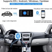 Kimood OBD2 Bluetooth 4.0, нова версия за диагностика на автомобили, снимка 3 - Аксесоари и консумативи - 34718397