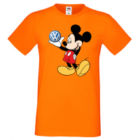 Мъжка тениска Mickey Mouse VW Подарък,Изненада,Рожден ден, снимка 7 - Тениски - 36577739