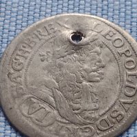 Сребърна монета 6 кройцера 1681г. Леополд първи Виена Свещена Римска Империя 13671, снимка 1 - Нумизматика и бонистика - 42968013