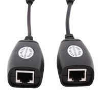 ANIMABG USB удължител с мрежов лан кабел LAN RJ45 адаптер extension adapter позволяващ максимална дъ, снимка 4 - Кабели и адаптери - 44059741