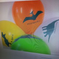 Балони щампа динозаври , снимка 1 - Декорация за дома - 40023530