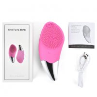 Масажна Четка за Почистване на Лице Sonic facial brush, снимка 2 - Козметика за лице - 35559417