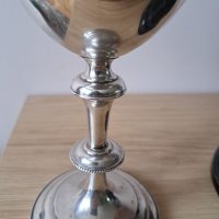 Английска сребърна чаша  сребърен бокал, снимка 4 - Антикварни и старинни предмети - 39969142