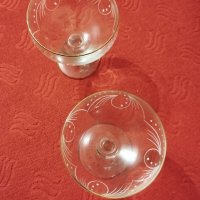 Стъклени чаши за шампанско , снимка 1 - Чаши - 43585540