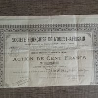 Акция от Франция 1906, снимка 2 - Други ценни предмети - 40000973