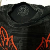 Мъжка тениска WWE Top Rope Rare Limited Shawn Michaels HBK Creation Reborn M Med, снимка 4 - Тениски - 25982750