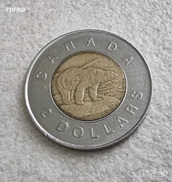 Монета.  Канада . 2 долара. 1996 г. , снимка 1