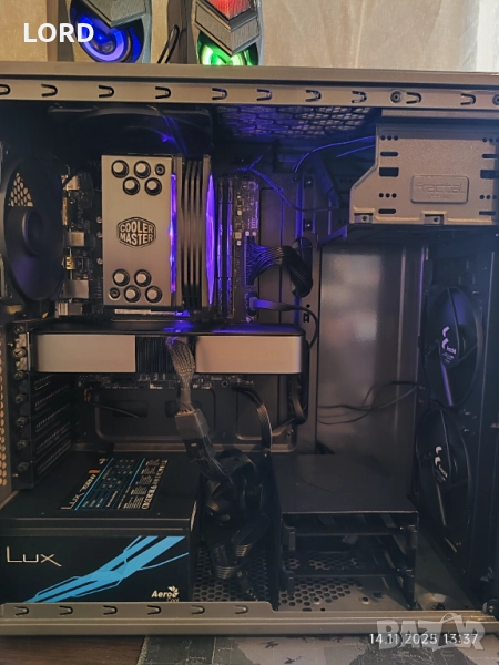 Геймърски i5 14400f, RTX 3070 8GB, RAM 32GB DDR4, SSD 512GB NVME, снимка 1