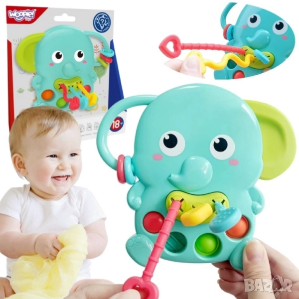 Сензорна играчка Montessori elephant/ слонче, снимка 1