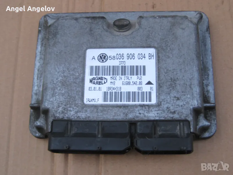 Компютър запалване  VW GOLF 4 Bora 1.6 16V 105 к. с. 036906034BH, 61600.542.08, AZD, снимка 1