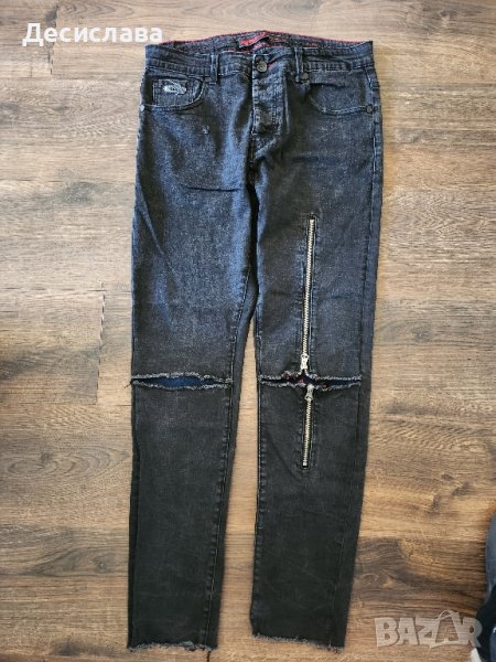 Дънки черни мъжки , снимка 1