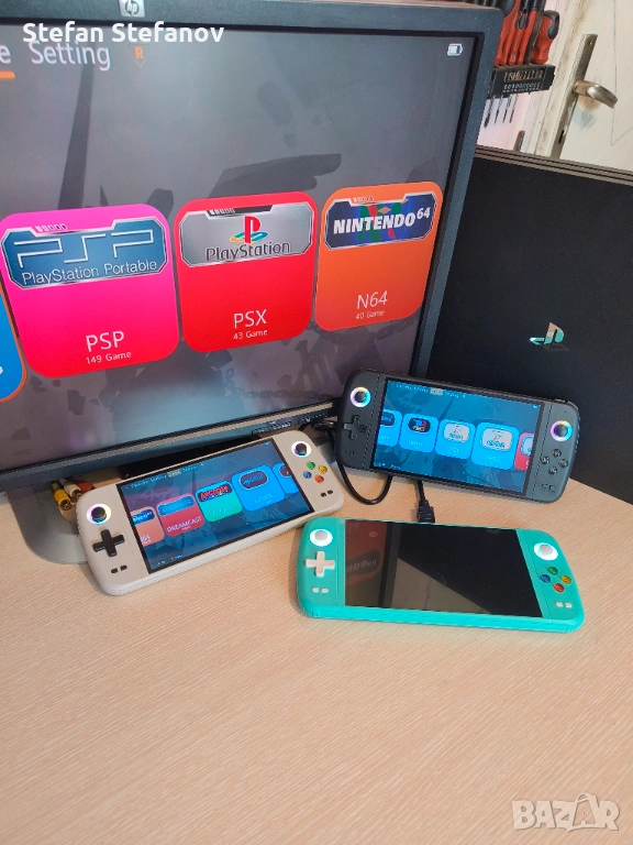 1Г ГАРАНЦИЯ M27 7 инча ретро конзола Sega PlayStation GameBoy, снимка 1