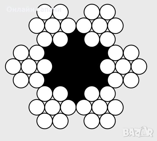 Стоманено въже 6х7+SFC, снимка 1