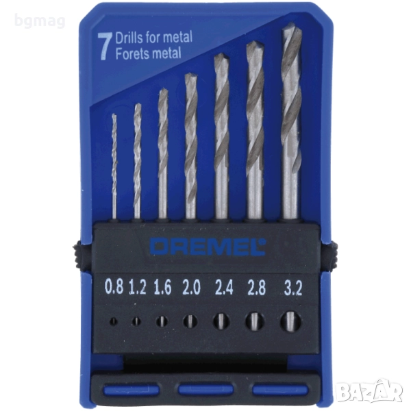 Dremel 628, комплект 7бр. свредла за машини Дремел , снимка 1