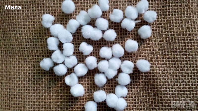 Помпони 1,5см, 100 бр, снимка 1