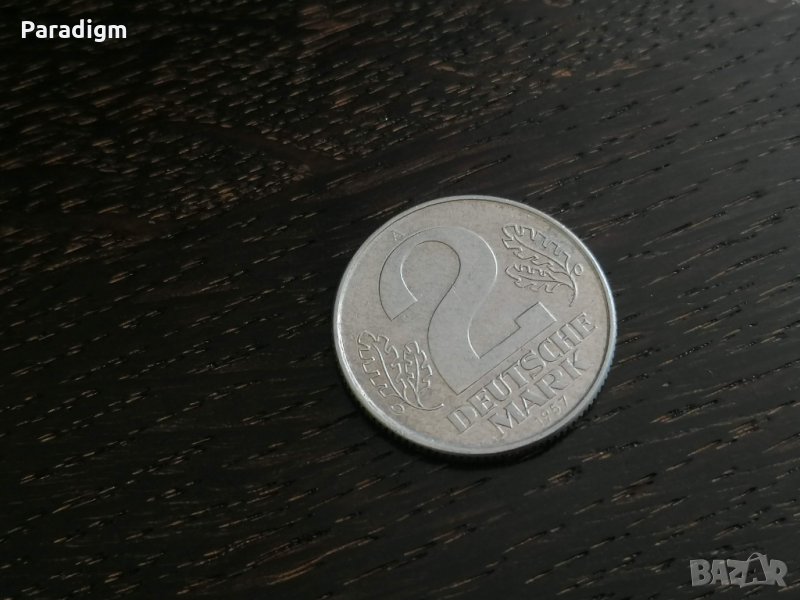 Монета - Германия - 2 марки | 1957г.; серия А, снимка 1