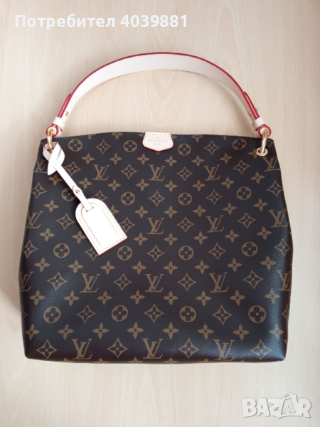 Louis Vuitton Стилна Дамска Чанта с Магнитно затваряне Graceful PM , снимка 1