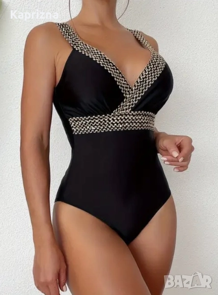 Цял черен бански, снимка 1