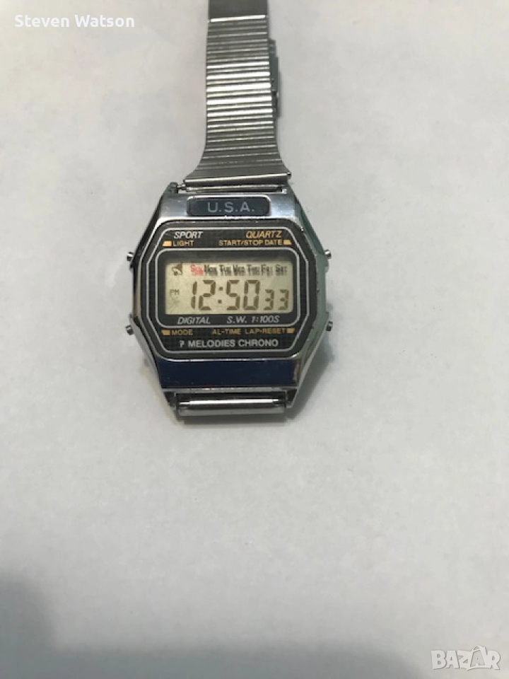 Електронен часовник със седем мелодии, снимка 1