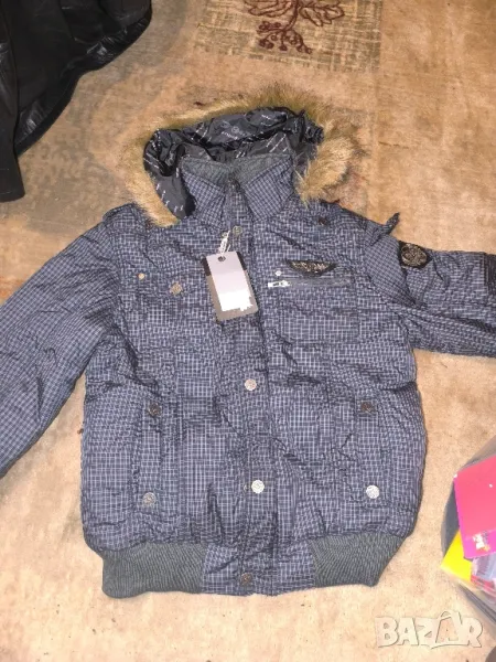 яко зимно с пухена качулка , снимка 1