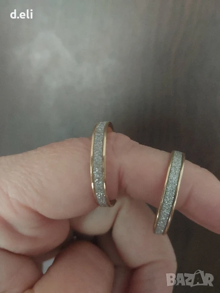 Златни обеци 9 кр., снимка 1