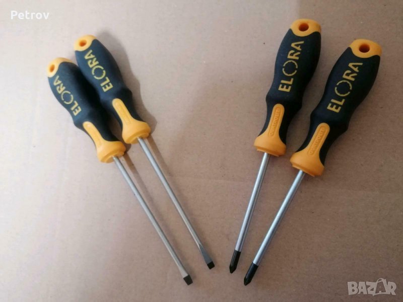 ELORA QUATROLIT - Made in Germany - 4 броя PROFI / ЧИСТО НОВИ ВИСОКОКАЧЕСТВЕННИ Отверки !! GERMANY !, снимка 1