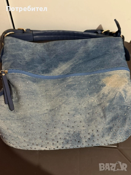 Дънкова дамска чанта, снимка 1