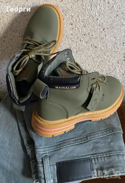 Високи стилни обувки, р-р 39, снимка 1