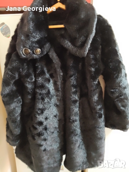 кожено дам. палто, снимка 1