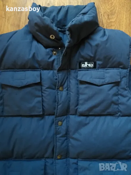 Elho Vintage Skiwear Down Puffer Red Men's Vest, SIZE 46/С - страхотен пухен елек , снимка 1