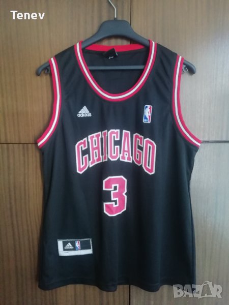 Chicago Bulls #3 Wade потник Чикаго Булс Adidas NBA Jersey , снимка 1
