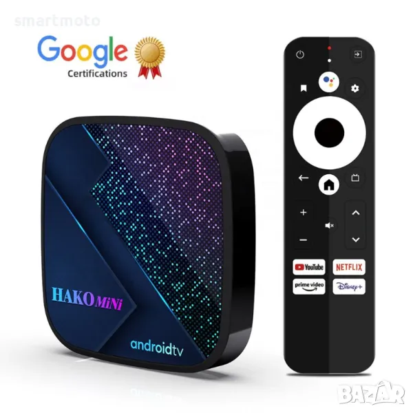 HAKOMiNi Amlogic S905Y4 2GB/8GB Google Сертификат андроид 11, снимка 1
