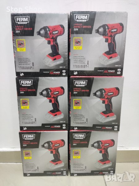 Ударен винтоверт на батерия Ferm Impact Driver , снимка 1