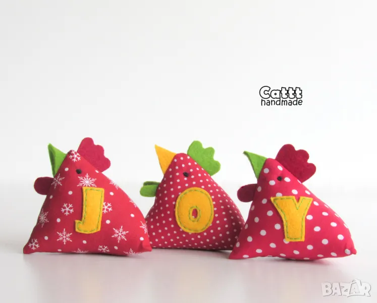 Комплект КОЛЕДНИ кокошчици JOY , снимка 1