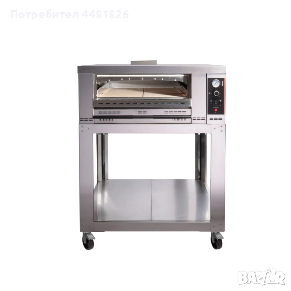 Професионална газова фурна за пици – 9xØ30/34 см | 29 kW, снимка 1
