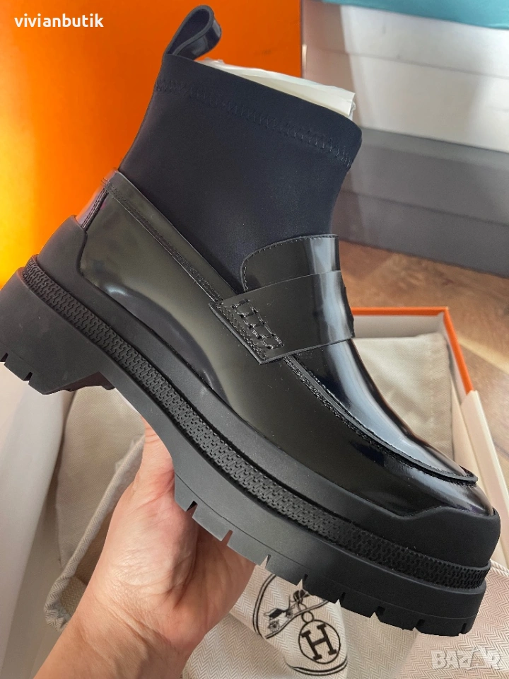 Кожени боти Hermes , снимка 1
