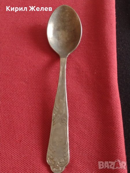 Стара лъжичка от соца за кафе чай красива орнаментика за КОЛЕКЦИЯ ДЕКОРАЦИЯ БИТОВ КЪТ 20897, снимка 1