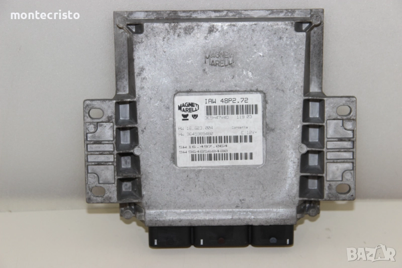 Моторен компютър Citroen C3 (2002-2010г.) IAW48P272 / IAW 48P2.72 / 9645989480 / 9648568480, снимка 1