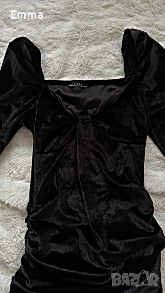 Елегантна рокля с панделка, снимка 1