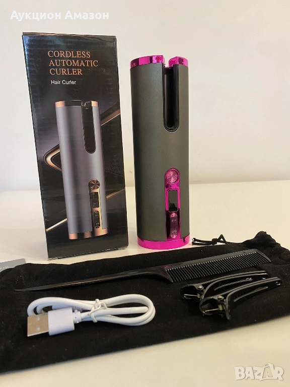 Автоматична маша за къдрене със зарядно, снимка 1