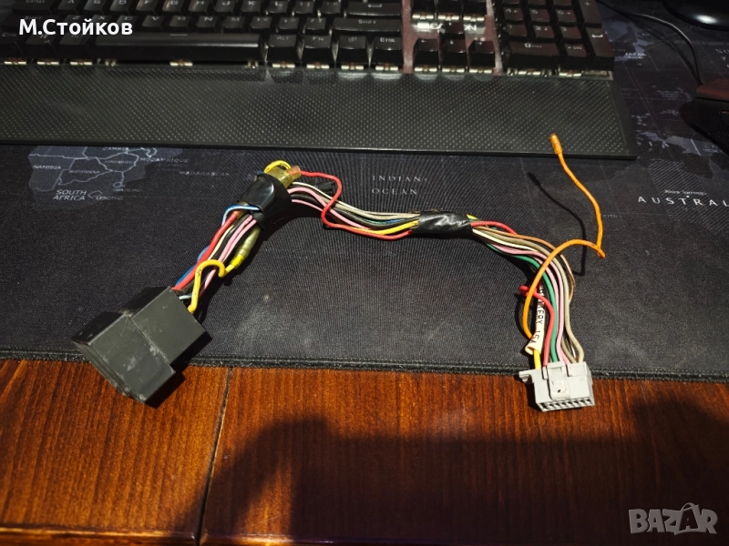 евробукса кабел за cd плеър за кола Panasonic, снимка 1