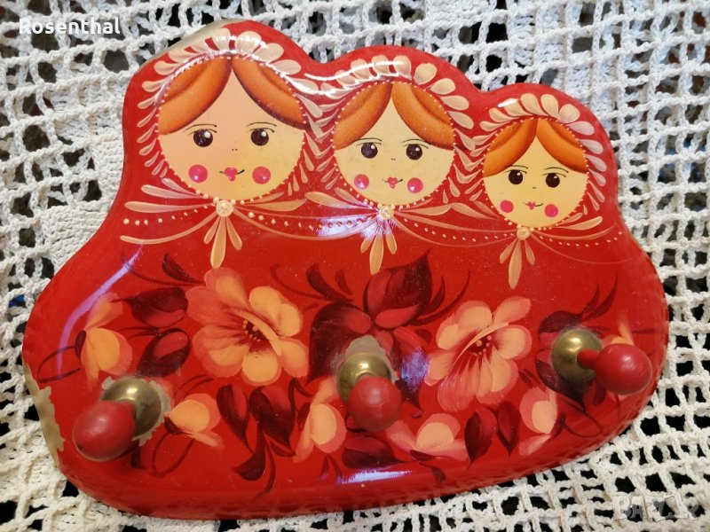 Кухненска метална закачалка, снимка 1