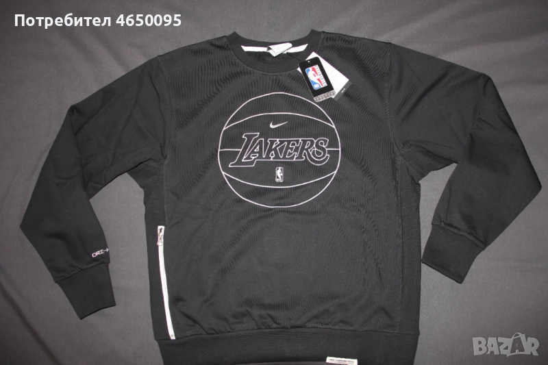 Чисто Ново Nike NBA LA Lakers Standard Issue Crew Sweatshirt, снимка 1