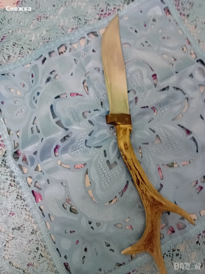 нож с дръжка от сърна, снимка 1